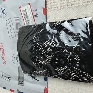 Fishnet Stockings w Garter Belt in Black Plus Size #2